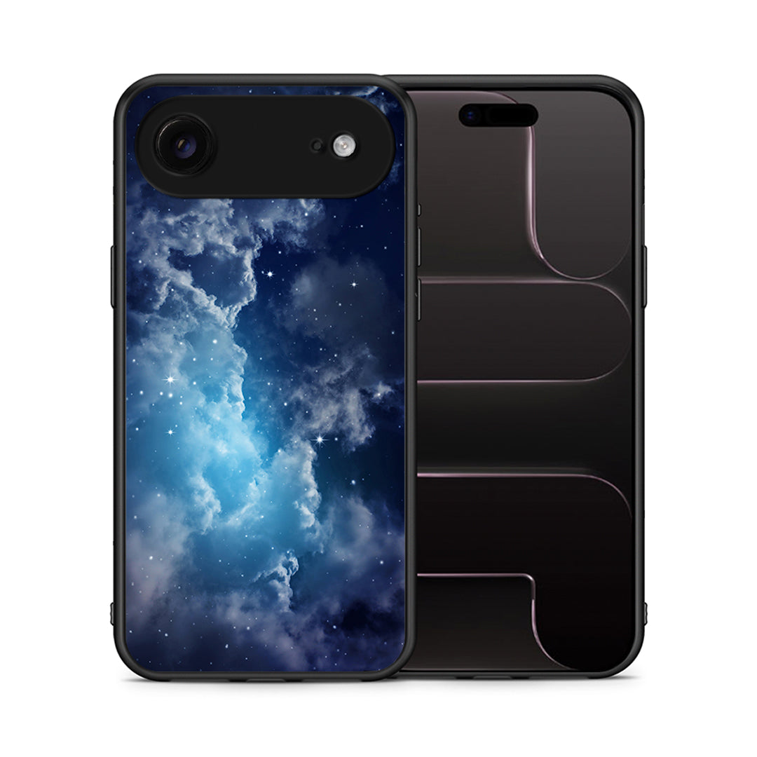 Θήκη iPhone 17 Air Blue Sky Galaxy από τη Smartfits με σχέδιο στο πίσω μέρος και μαύρο περίβλημα | iPhone 17 Air Blue Sky Galaxy case with colorful back and black bezels