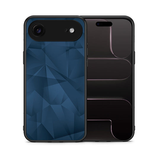 Θήκη iPhone 17 Air Blue Abstract Geometric από τη Smartfits με σχέδιο στο πίσω μέρος και μαύρο περίβλημα | iPhone 17 Air Blue Abstract Geometric case with colorful back and black bezels