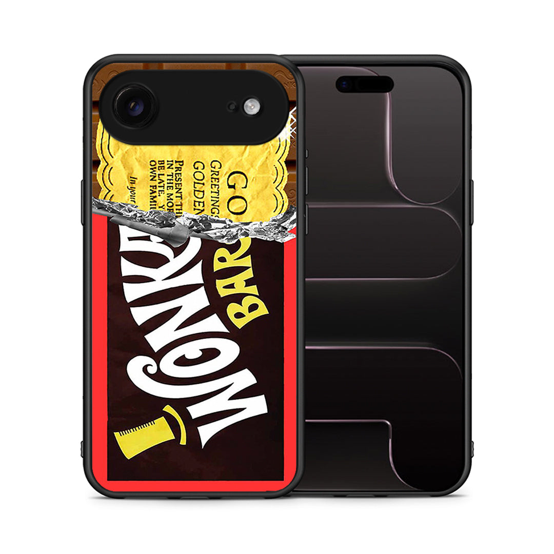 Θήκη iPhone 17 Air Golden Ticket από τη Smartfits με σχέδιο στο πίσω μέρος και μαύρο περίβλημα | iPhone 17 Air Golden Ticket case with colorful back and black bezels