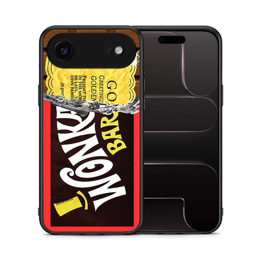 Θήκη iPhone 17 Air Golden Ticket από τη Smartfits με σχέδιο στο πίσω μέρος και μαύρο περίβλημα | iPhone 17 Air Golden Ticket case with colorful back and black bezels