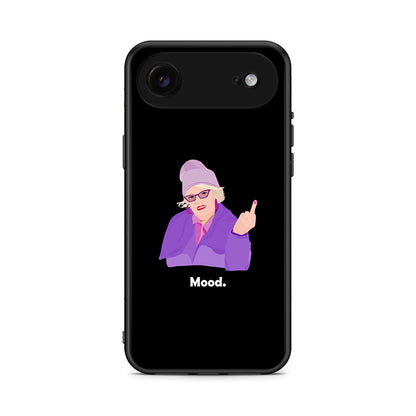 iPhone 17 Air Grandma Mood Black θήκη από τη Smartfits με σχέδιο στο πίσω μέρος και μαύρο περίβλημα | Smartphone case with colorful back and black bezels by Smartfits