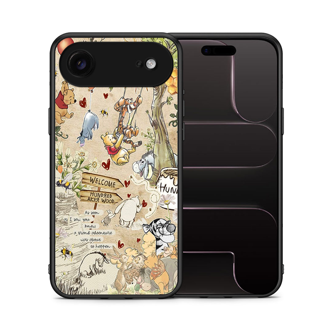 Θήκη iPhone 17 Air Happy Friends από τη Smartfits με σχέδιο στο πίσω μέρος και μαύρο περίβλημα | iPhone 17 Air Happy Friends case with colorful back and black bezels