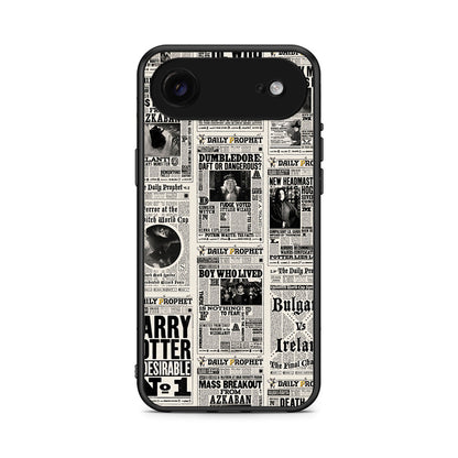 iPhone 17 Air Harry Paper θήκη από τη Smartfits με σχέδιο στο πίσω μέρος και μαύρο περίβλημα | Smartphone case with colorful back and black bezels by Smartfits