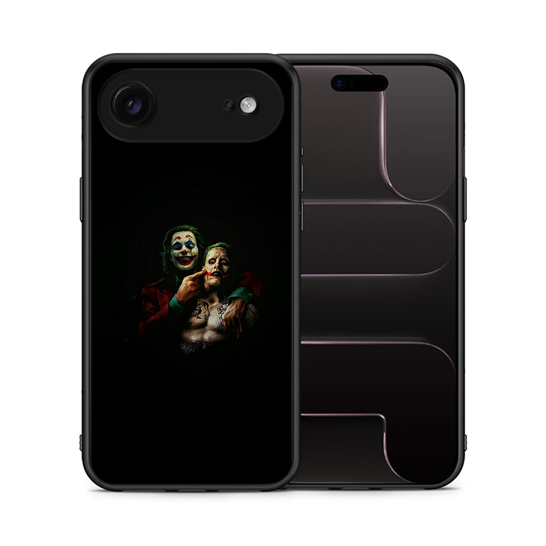 Θήκη iPhone 17 Air Clown Hero από τη Smartfits με σχέδιο στο πίσω μέρος και μαύρο περίβλημα | iPhone 17 Air Clown Hero case with colorful back and black bezels