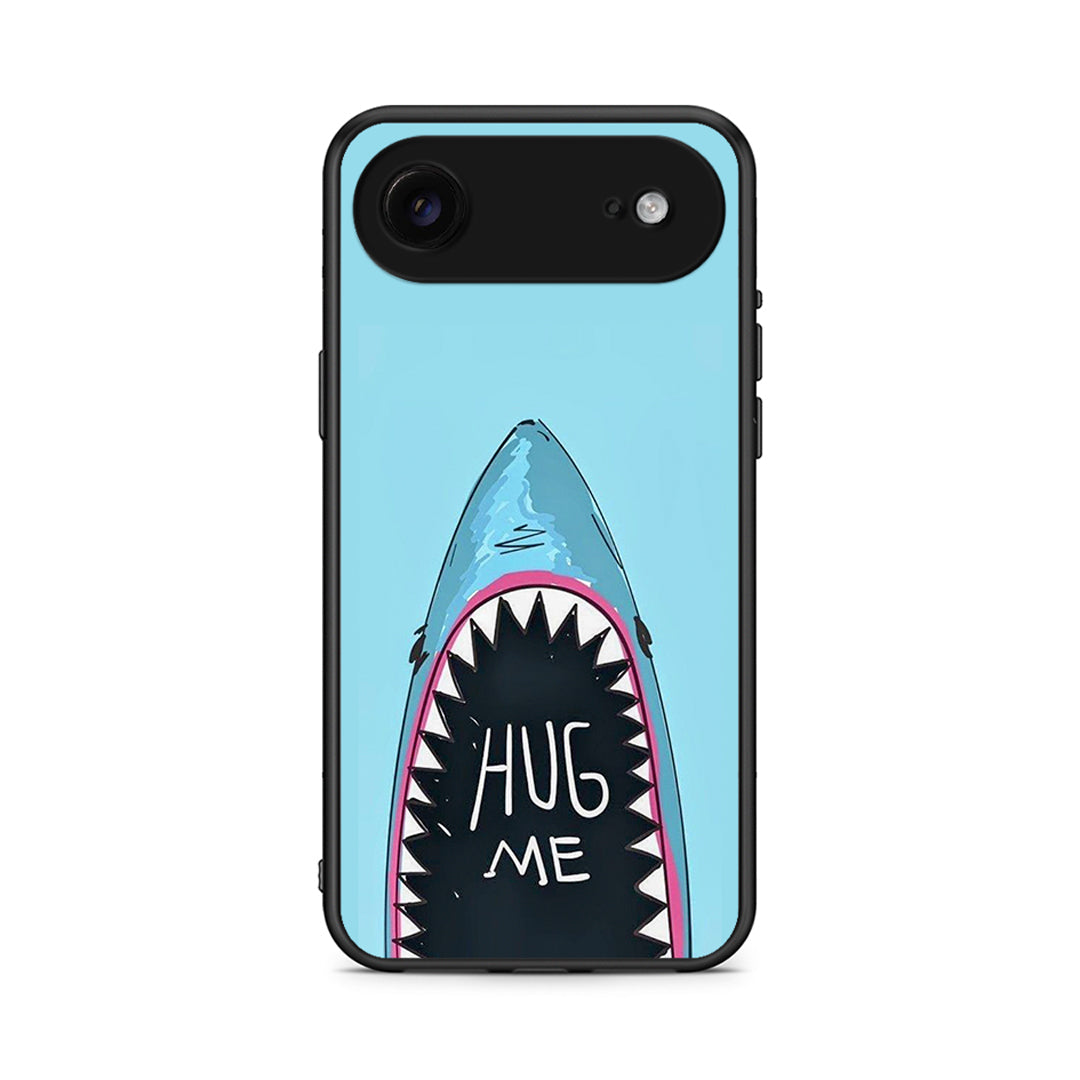 iPhone 17 Air Hug Me θήκη από τη Smartfits με σχέδιο στο πίσω μέρος και μαύρο περίβλημα | Smartphone case with colorful back and black bezels by Smartfits