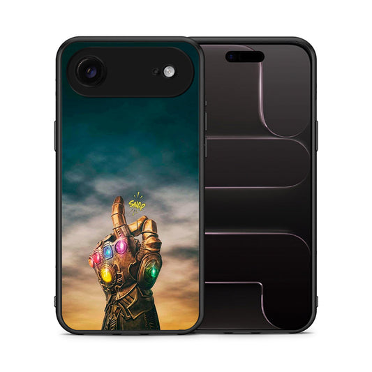 Θήκη iPhone 17 Air Infinity Snap από τη Smartfits με σχέδιο στο πίσω μέρος και μαύρο περίβλημα | iPhone 17 Air Infinity Snap case with colorful back and black bezels