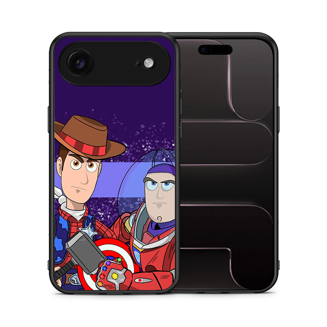 Θήκη iPhone 17 Air Infinity Story από τη Smartfits με σχέδιο στο πίσω μέρος και μαύρο περίβλημα | iPhone 17 Air Infinity Story case with colorful back and black bezels