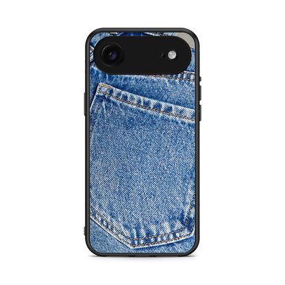 iPhone 17 Air Jeans Pocket θήκη από τη Smartfits με σχέδιο στο πίσω μέρος και μαύρο περίβλημα | Smartphone case with colorful back and black bezels by Smartfits