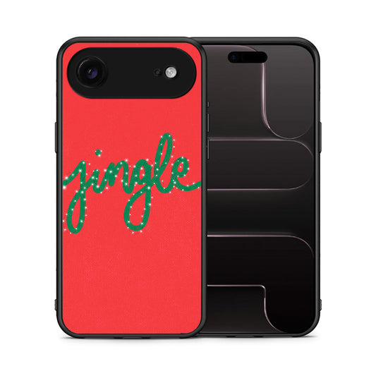 Θήκη iPhone 17 Air Jingle Xmas από τη Smartfits με σχέδιο στο πίσω μέρος και μαύρο περίβλημα | iPhone 17 Air Jingle Xmas case with colorful back and black bezels