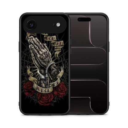 Θήκη iPhone 17 Air Judge By God από τη Smartfits με σχέδιο στο πίσω μέρος και μαύρο περίβλημα | iPhone 17 Air Judge By God case with colorful back and black bezels