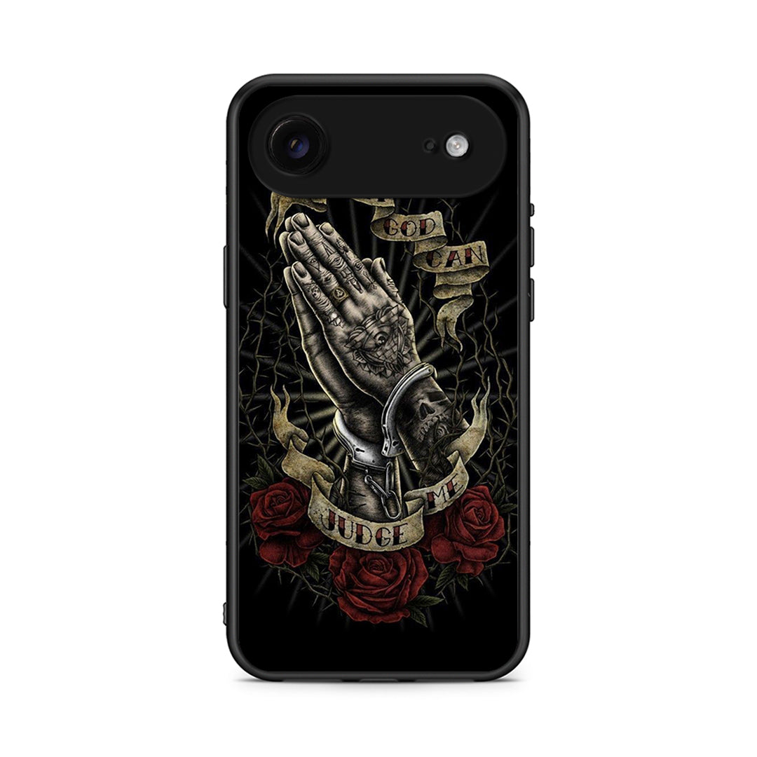 iPhone 17 Air Judge By God θήκη από τη Smartfits με σχέδιο στο πίσω μέρος και μαύρο περίβλημα | Smartphone case with colorful back and black bezels by Smartfits