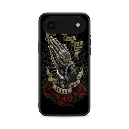 iPhone 17 Air Judge By God θήκη από τη Smartfits με σχέδιο στο πίσω μέρος και μαύρο περίβλημα | Smartphone case with colorful back and black bezels by Smartfits