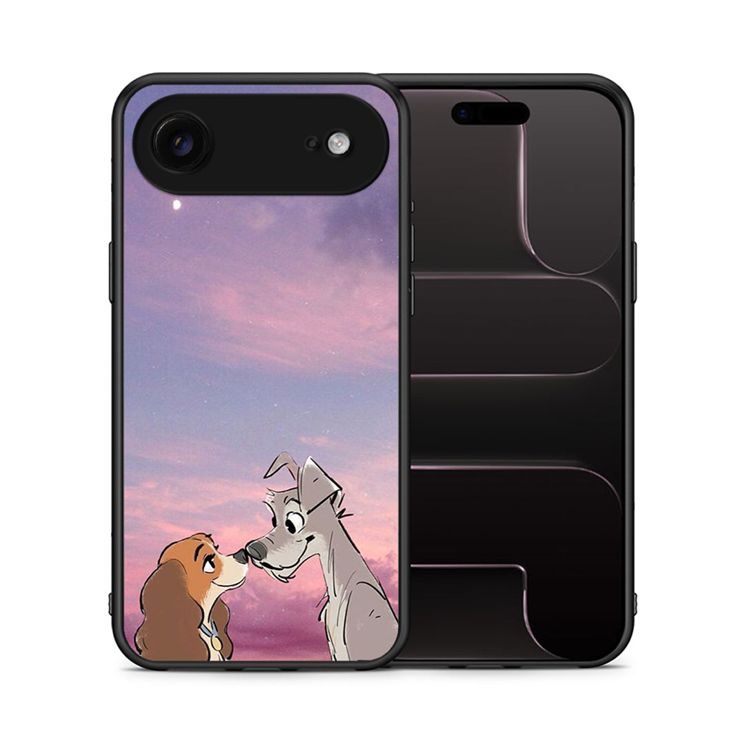 Θήκη iPhone 17 Air Lady And Tramp από τη Smartfits με σχέδιο στο πίσω μέρος και μαύρο περίβλημα | iPhone 17 Air Lady And Tramp case with colorful back and black bezels