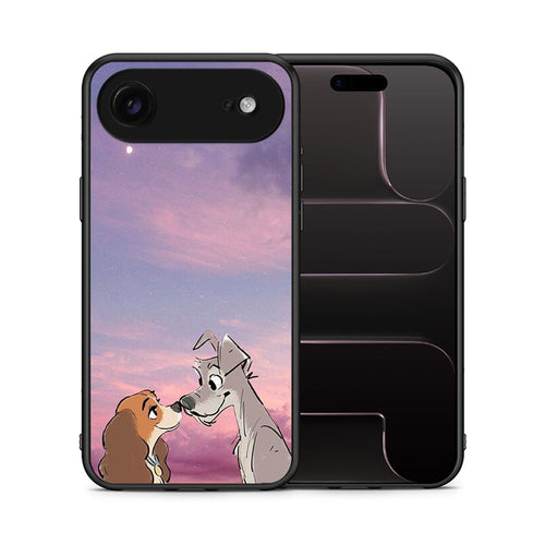Θήκη iPhone 17 Air Lady And Tramp από τη Smartfits με σχέδιο στο πίσω μέρος και μαύρο περίβλημα | iPhone 17 Air Lady And Tramp case with colorful back and black bezels