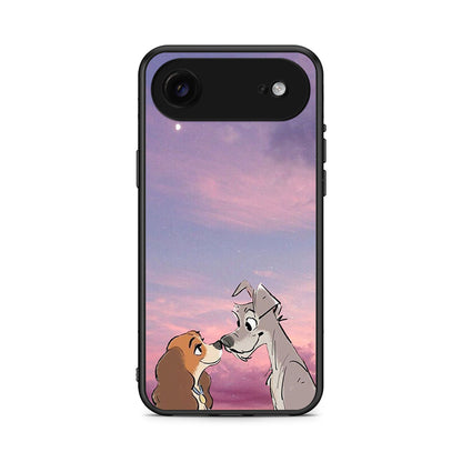 iPhone 17 Air Lady And Tramp θήκη από τη Smartfits με σχέδιο στο πίσω μέρος και μαύρο περίβλημα | Smartphone case with colorful back and black bezels by Smartfits