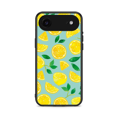 iPhone 17 Air Lemons θήκη από τη Smartfits με σχέδιο στο πίσω μέρος και μαύρο περίβλημα | Smartphone case with colorful back and black bezels by Smartfits