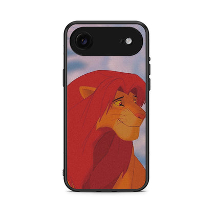 iPhone 17 Air Lion Love 1 Θήκη Αγίου Βαλεντίνου από τη Smartfits με σχέδιο στο πίσω μέρος και μαύρο περίβλημα | Smartphone case with colorful back and black bezels by Smartfits
