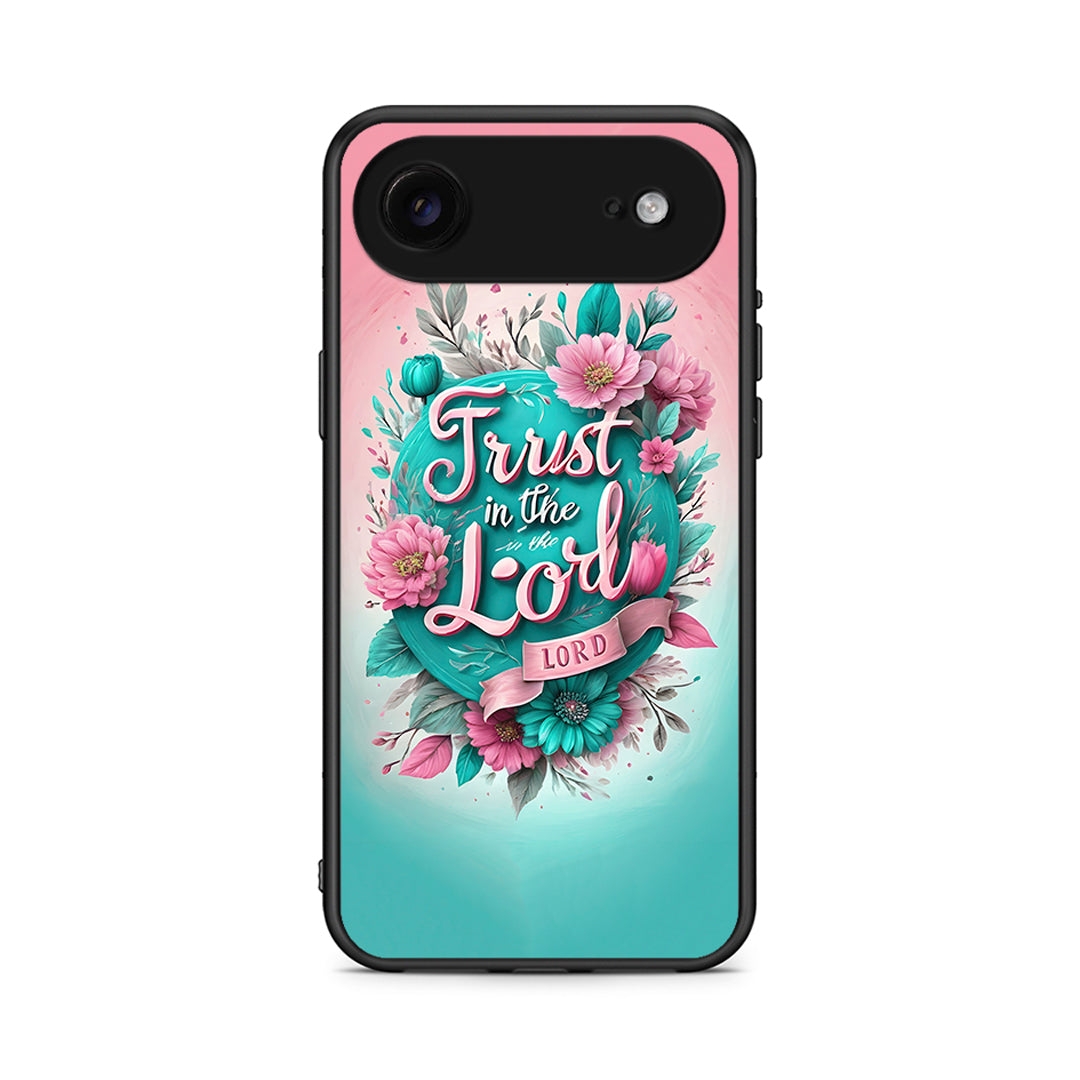 iPhone 17 Air Lord Trust θήκη από τη Smartfits με σχέδιο στο πίσω μέρος και μαύρο περίβλημα | Smartphone case with colorful back and black bezels by Smartfits