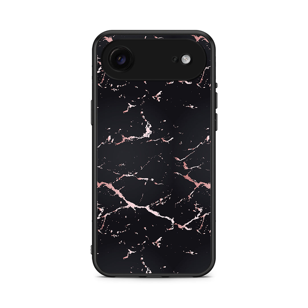 4 - iPhone 17 Air Black Rosegold Marble case, cover, bumper