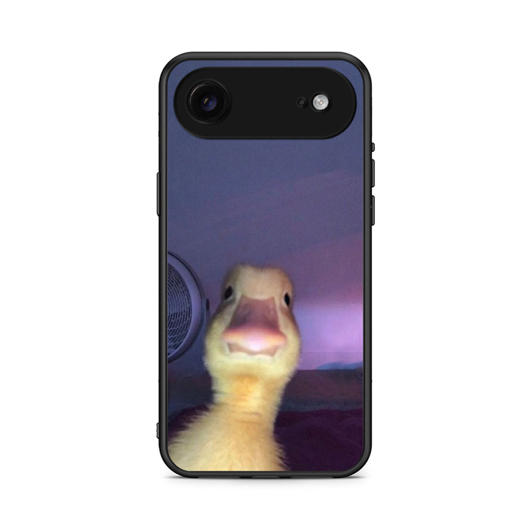 iPhone 17 Air Meme Duck θήκη από τη Smartfits με σχέδιο στο πίσω μέρος και μαύρο περίβλημα | Smartphone case with colorful back and black bezels by Smartfits