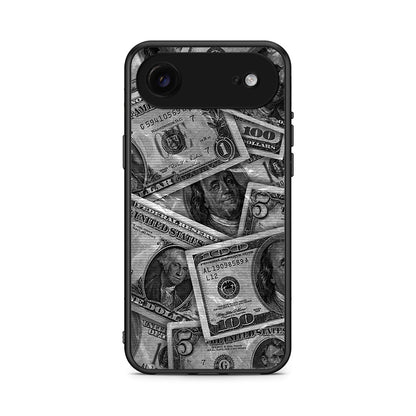 iPhone 17 Air Money Dollars θήκη από τη Smartfits με σχέδιο στο πίσω μέρος και μαύρο περίβλημα | Smartphone case with colorful back and black bezels by Smartfits