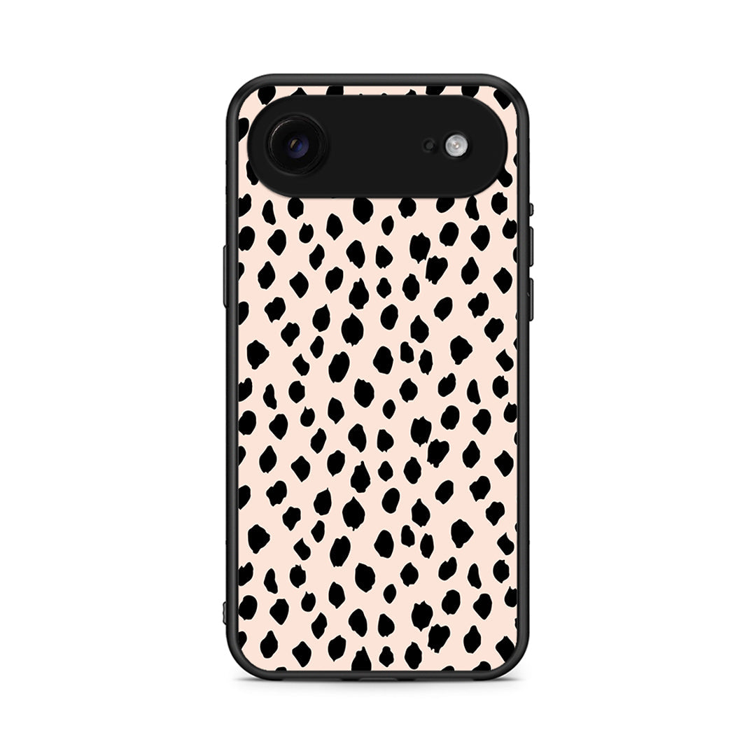 iPhone 17 Air New Polka Dots θήκη από τη Smartfits με σχέδιο στο πίσω μέρος και μαύρο περίβλημα | Smartphone case with colorful back and black bezels by Smartfits