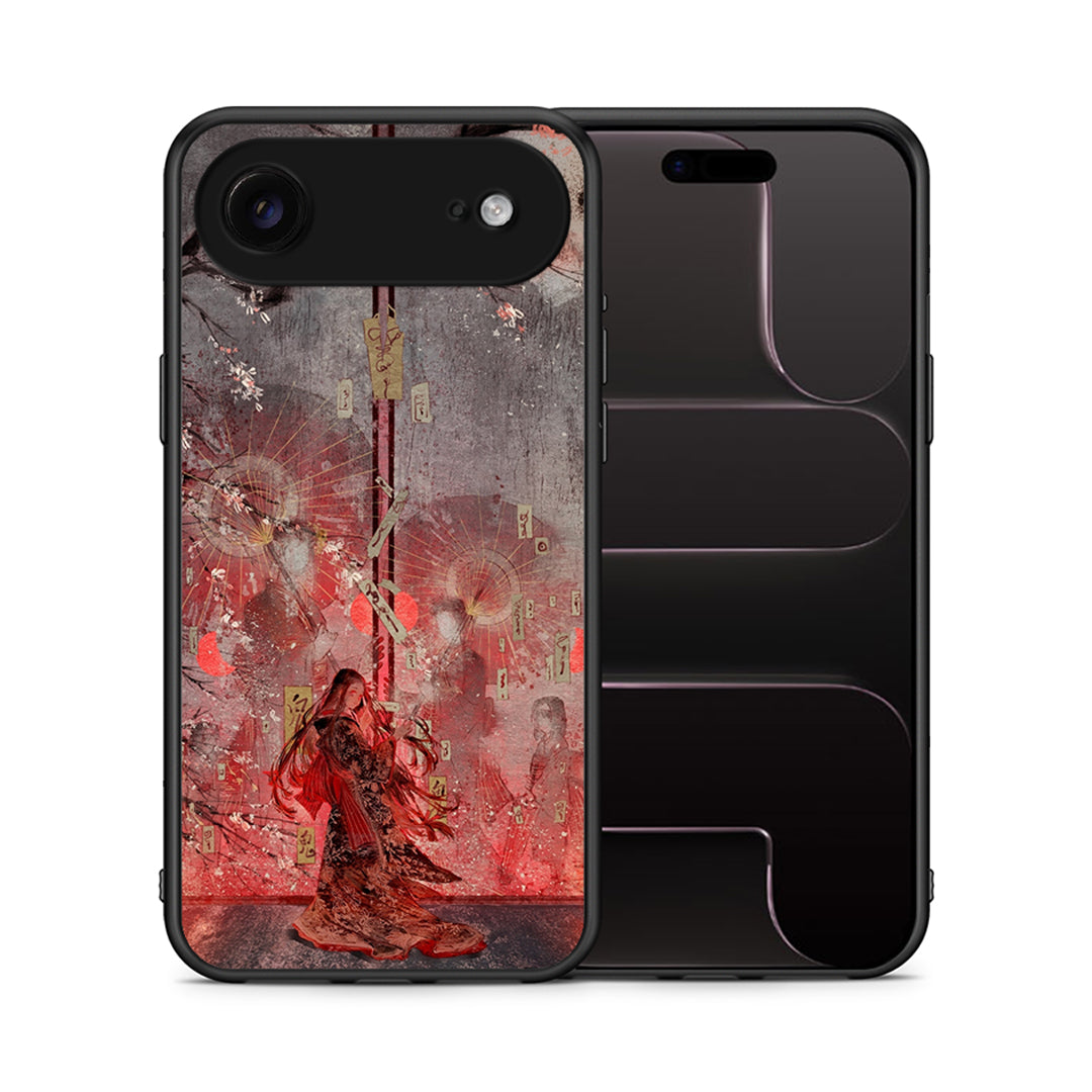 Θήκη iPhone 17 Air Nezuko Kamado από τη Smartfits με σχέδιο στο πίσω μέρος και μαύρο περίβλημα | iPhone 17 Air Nezuko Kamado case with colorful back and black bezels