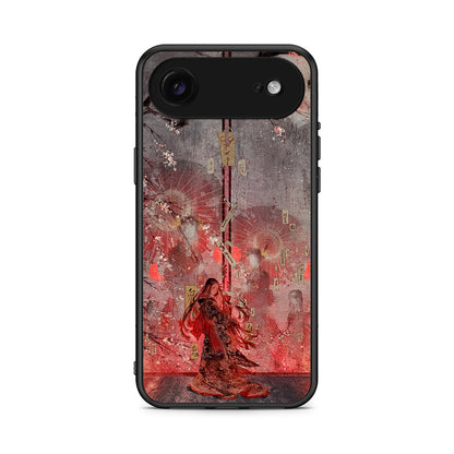 iPhone 17 Air Nezuko Kamado θήκη από τη Smartfits με σχέδιο στο πίσω μέρος και μαύρο περίβλημα | Smartphone case with colorful back and black bezels by Smartfits