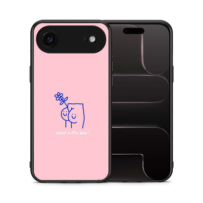 Θήκη iPhone 17 Air Nice Day από τη Smartfits με σχέδιο στο πίσω μέρος και μαύρο περίβλημα | iPhone 17 Air Nice Day case with colorful back and black bezels