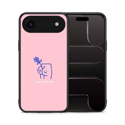 Θήκη iPhone 17 Air Nice Day από τη Smartfits με σχέδιο στο πίσω μέρος και μαύρο περίβλημα | iPhone 17 Air Nice Day case with colorful back and black bezels