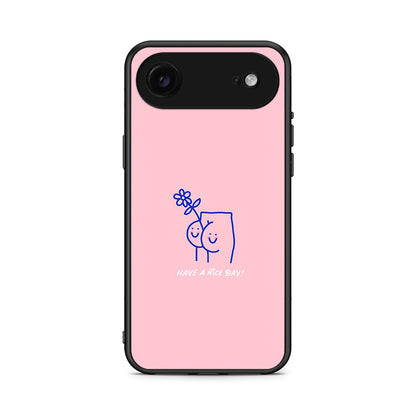 iPhone 17 Air Nice Day θήκη από τη Smartfits με σχέδιο στο πίσω μέρος και μαύρο περίβλημα | Smartphone case with colorful back and black bezels by Smartfits