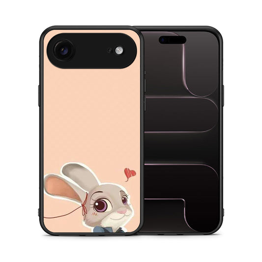 Θήκη iPhone 17 Air Nick Wilde And Judy Hopps Love 2 από τη Smartfits με σχέδιο στο πίσω μέρος και μαύρο περίβλημα | iPhone 17 Air Nick Wilde And Judy Hopps Love 2 case with colorful back and black bezels