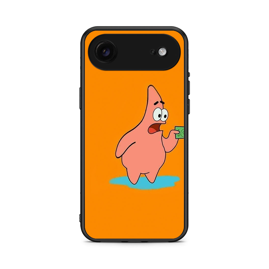 iPhone 17 Air No Money 1 Θήκη Αγίου Βαλεντίνου από τη Smartfits με σχέδιο στο πίσω μέρος και μαύρο περίβλημα | Smartphone case with colorful back and black bezels by Smartfits