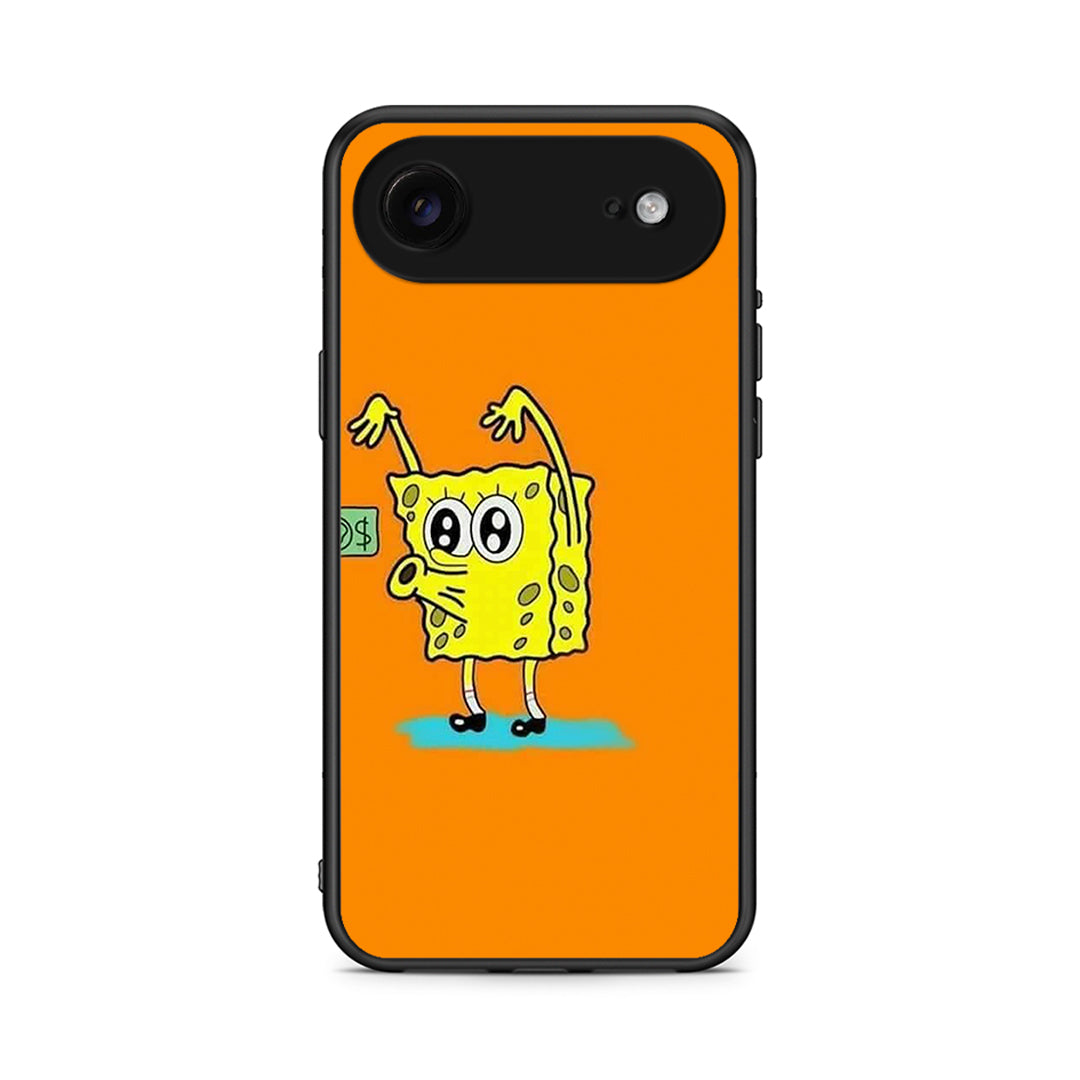iPhone 17 Air No Money 2 Θήκη Αγίου Βαλεντίνου από τη Smartfits με σχέδιο στο πίσω μέρος και μαύρο περίβλημα | Smartphone case with colorful back and black bezels by Smartfits