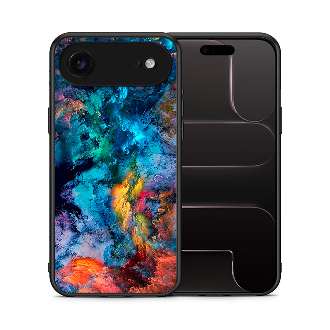 Θήκη iPhone 17 Air Crayola Paint από τη Smartfits με σχέδιο στο πίσω μέρος και μαύρο περίβλημα | iPhone 17 Air Crayola Paint case with colorful back and black bezels