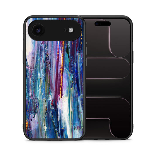 Θήκη iPhone 17 Air Winter Paint από τη Smartfits με σχέδιο στο πίσω μέρος και μαύρο περίβλημα | iPhone 17 Air Winter Paint case with colorful back and black bezels