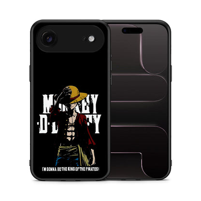 Θήκη iPhone 17 Air Pirate King από τη Smartfits με σχέδιο στο πίσω μέρος και μαύρο περίβλημα | iPhone 17 Air Pirate King case with colorful back and black bezels