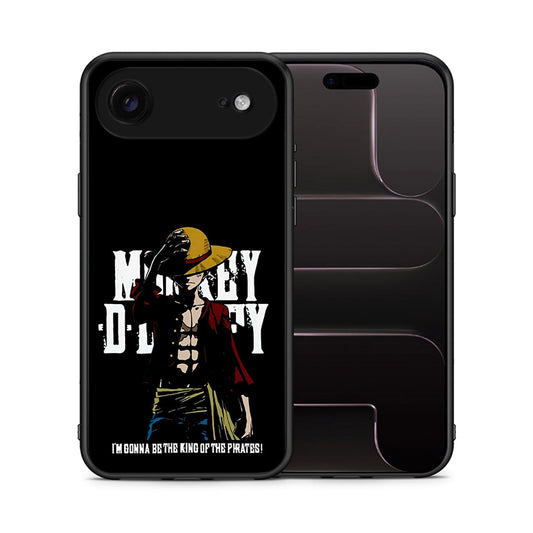 Θήκη iPhone 17 Air Pirate King από τη Smartfits με σχέδιο στο πίσω μέρος και μαύρο περίβλημα | iPhone 17 Air Pirate King case with colorful back and black bezels