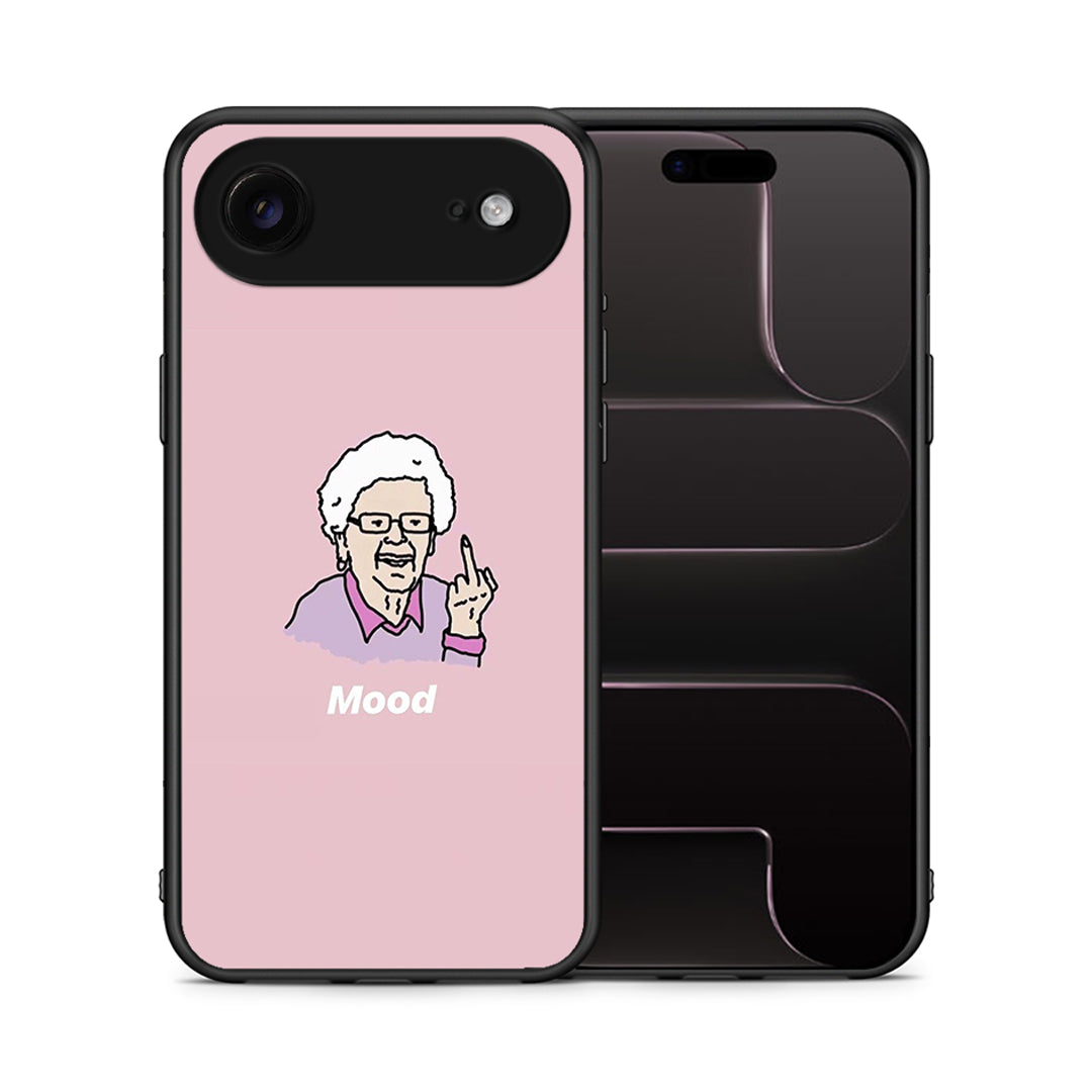 Θήκη iPhone 17 Air Mood PopArt από τη Smartfits με σχέδιο στο πίσω μέρος και μαύρο περίβλημα | iPhone 17 Air Mood PopArt case with colorful back and black bezels
