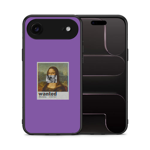 Θήκη iPhone 17 Air Monalisa Popart από τη Smartfits με σχέδιο στο πίσω μέρος και μαύρο περίβλημα | iPhone 17 Air Monalisa Popart case with colorful back and black bezels