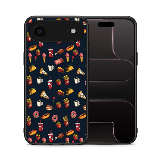 Θήκη iPhone 17 Air Hungry Random από τη Smartfits με σχέδιο στο πίσω μέρος και μαύρο περίβλημα | iPhone 17 Air Hungry Random case with colorful back and black bezels