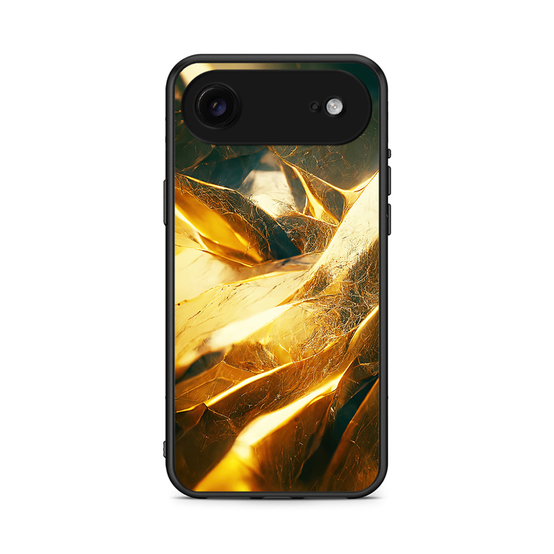 iPhone 17 Air Real Gold θήκη από τη Smartfits με σχέδιο στο πίσω μέρος και μαύρο περίβλημα | Smartphone case with colorful back and black bezels by Smartfits