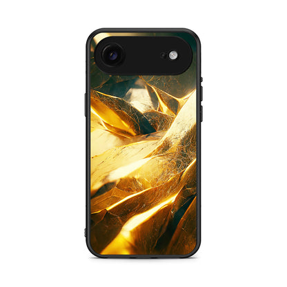 iPhone 17 Air Real Gold θήκη από τη Smartfits με σχέδιο στο πίσω μέρος και μαύρο περίβλημα | Smartphone case with colorful back and black bezels by Smartfits