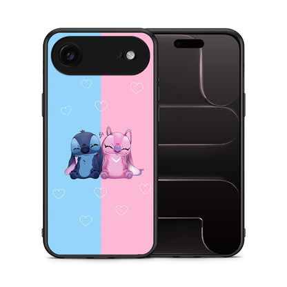 Θήκη iPhone 17 Air Stitch And Angel από τη Smartfits με σχέδιο στο πίσω μέρος και μαύρο περίβλημα | iPhone 17 Air Stitch And Angel case with colorful back and black bezels