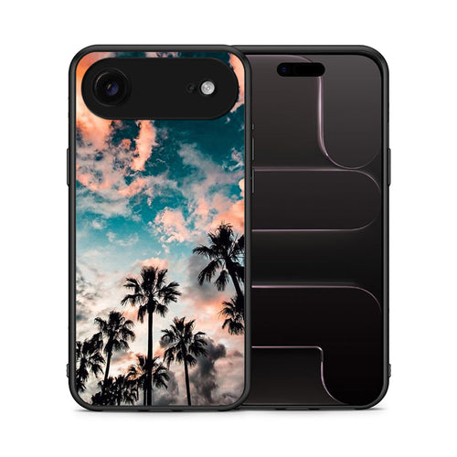 Θήκη iPhone 17 Air Sky Summer από τη Smartfits με σχέδιο στο πίσω μέρος και μαύρο περίβλημα | iPhone 17 Air Sky Summer case with colorful back and black bezels