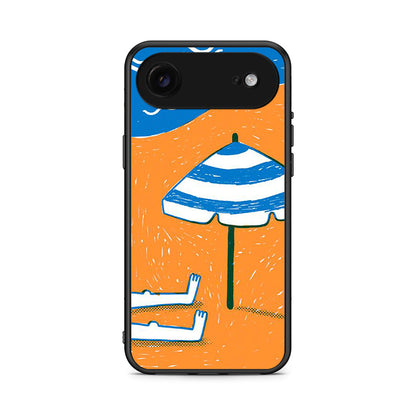 iPhone 17 Air Summering Θήκη από τη Smartfits με σχέδιο στο πίσω μέρος και μαύρο περίβλημα | Smartphone case with colorful back and black bezels by Smartfits
