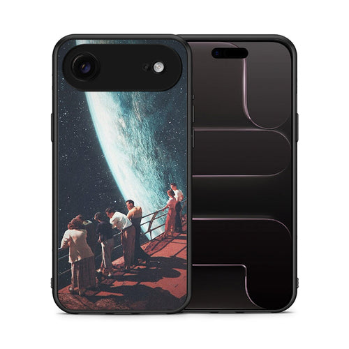 Θήκη iPhone 17 Air Surreal View από τη Smartfits με σχέδιο στο πίσω μέρος και μαύρο περίβλημα | iPhone 17 Air Surreal View case with colorful back and black bezels