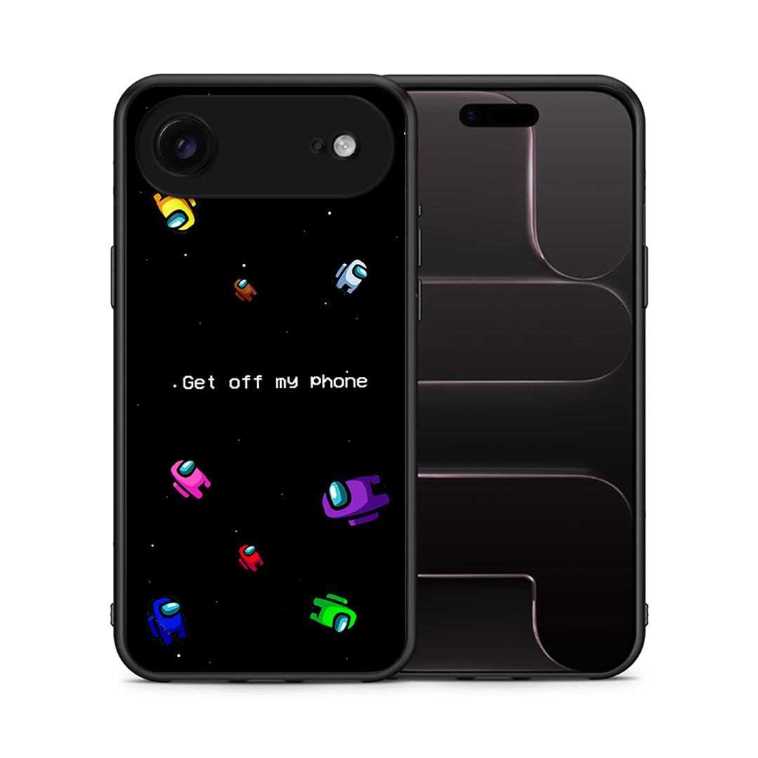 Θήκη iPhone 17 Air AFK Text από τη Smartfits με σχέδιο στο πίσω μέρος και μαύρο περίβλημα | iPhone 17 Air AFK Text case with colorful back and black bezels