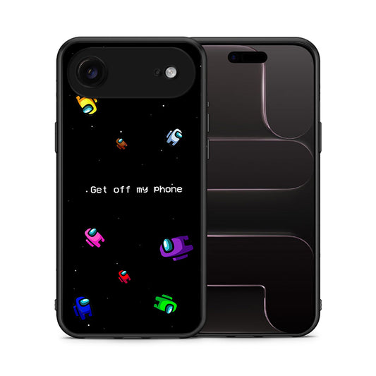 Θήκη iPhone 17 Air AFK Text από τη Smartfits με σχέδιο στο πίσω μέρος και μαύρο περίβλημα | iPhone 17 Air AFK Text case with colorful back and black bezels
