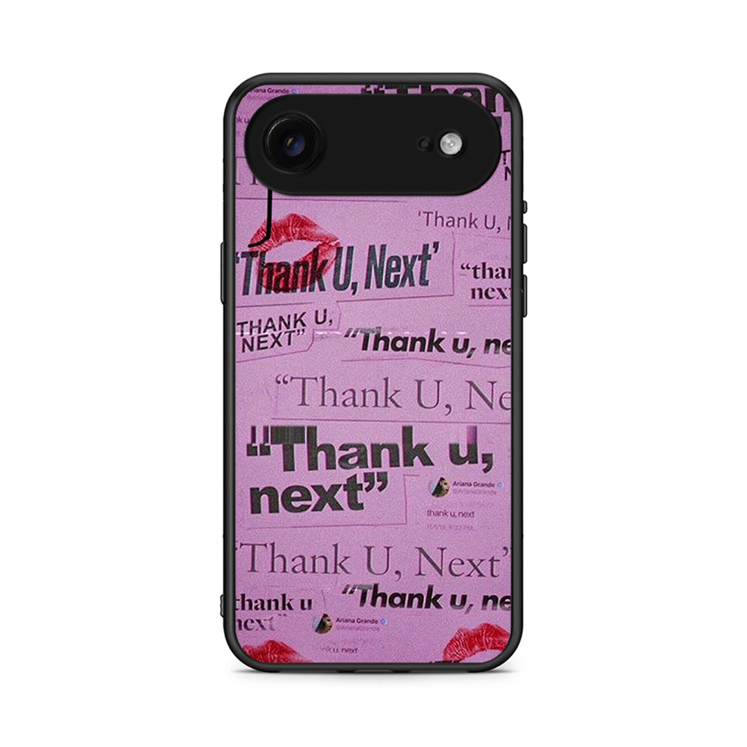 iPhone 17 Air Thank You Next Θήκη Αγίου Βαλεντίνου από τη Smartfits με σχέδιο στο πίσω μέρος και μαύρο περίβλημα | Smartphone case with colorful back and black bezels by Smartfits